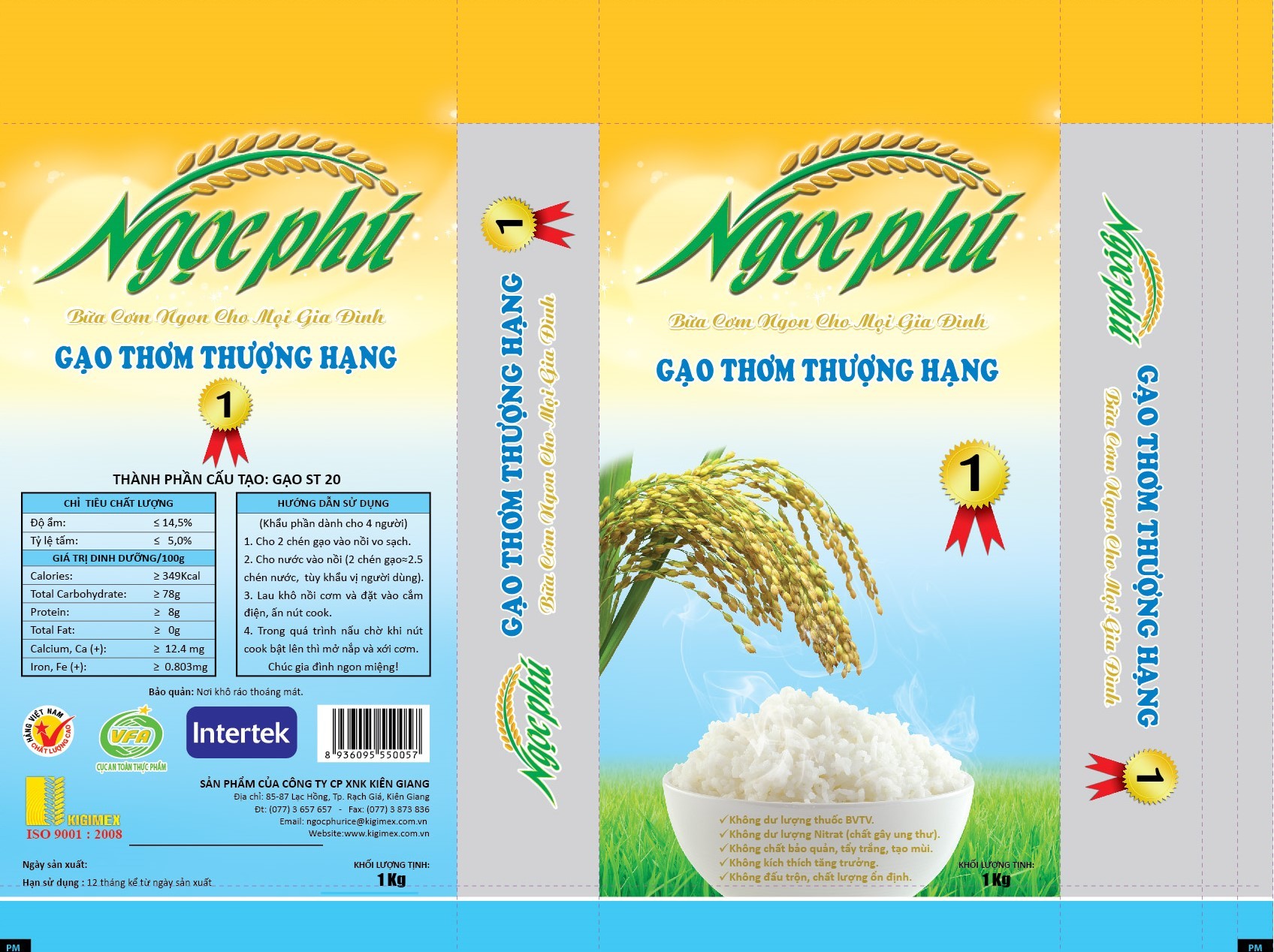 Gạo Ngọc Phú 1KG ST20-270716